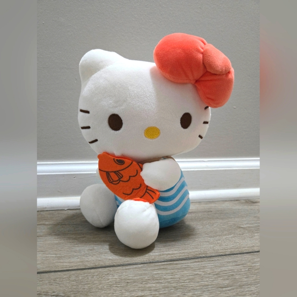 Hello Kitty Adorable Plush Stuffed Animal Coastal Kawaii So Cute Fun Toy